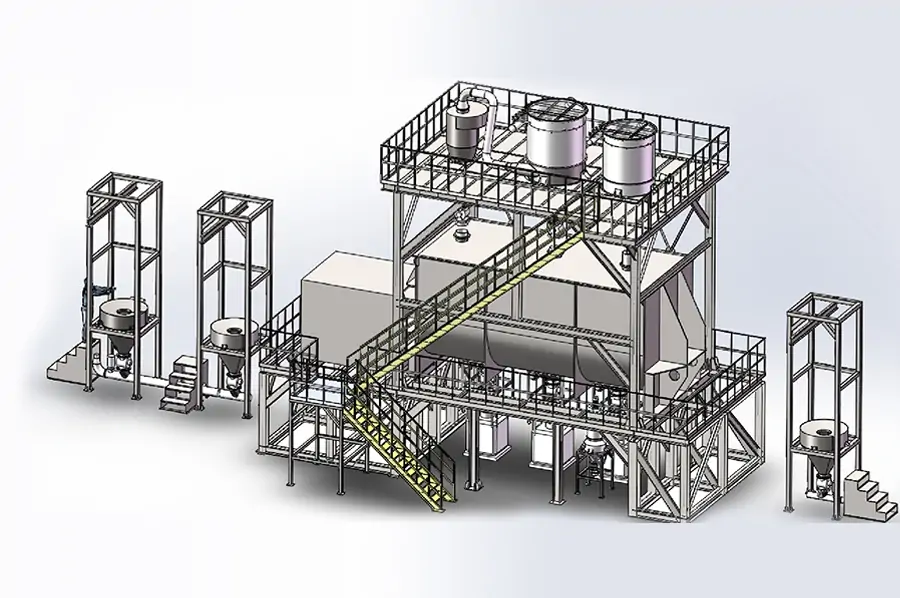 Feeding Conveying Mixing Intelligent production line