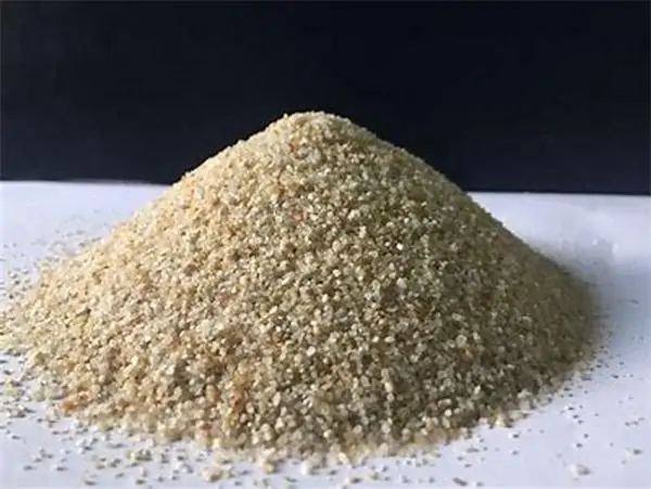 silica sand